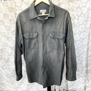 Carhartt Button down long sleeve shirt Large